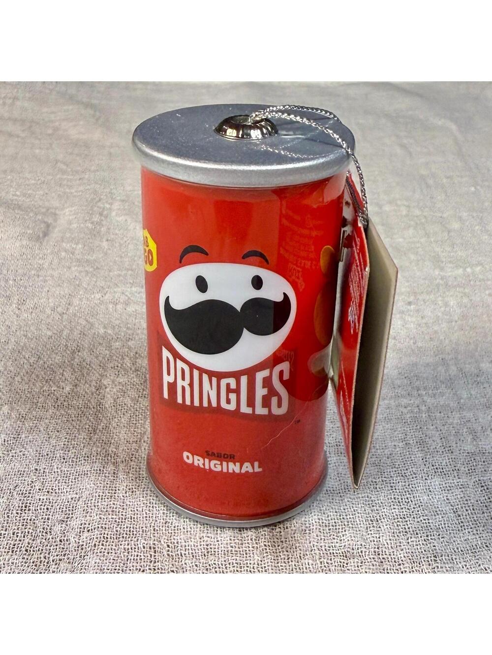 Pringle’s Potato Chip Canister Christmas Ornament